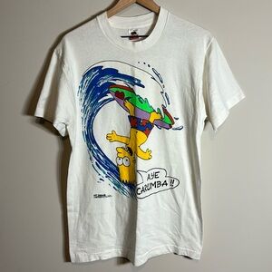Vintage 1989 Simpsons Aye Carumba Shirt